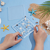 36 Grids Acrylic Shell Storage Box with Lid ODIS-WH0061-46-3
