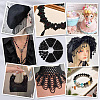 1070Pcs 6 Styles ABS Plastic Imitation Pearl Beads KY-PH0001-44-7