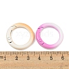 Spray Painted Alloy Spring Gate Rings FIND-Z056-04-3