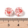 Christmas Theme Handmade Polymer Clay Beads CLAY-P004-01B-3