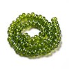 Transparent Glass Beads Strands LAMP-G156-20N-3