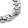 Non-Tarnish 304 Stainless Steel Hexagon Link Chain Bracelets BJEW-Q343-05P-3