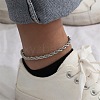 Stainless Steel Rope Chain Anklets for Women WGB107D-01-1