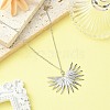 Non-Tarnish 304 Stainless Steel Pendant Necklace for Women NJEW-JN04387-05-2