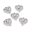 Alloy Crystal Rhinestone Pendants ALRI-H004-06P-3