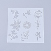 Plastic Reusable Drawing Painting Stencils Templates DIY-L026-106B-1