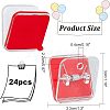 24Pcs Self-Adhesive Hanging Spring Clips AJEW-FH0002-69-4