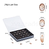Pointed Back Glass Rhinestone Cabochons RGLA-OC0001-03D-3