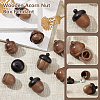 8Pcs 2 Styles Natural Wood Locket Pendants WOOD-GA0001-72-4