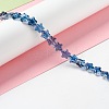 Transparent Glass Beads Strand GLAA-F112-02H-2