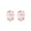 Brass Stud Earring Findings KK-S364-163H-1
