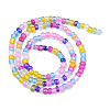 Transparent Glass Beads Strands GLAA-N047-03-2