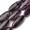 Natural Lepidolite Beads Strands G-B078-E08-01-1