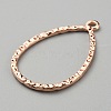 Alloy Open Back Bezel Pendants FIND-TAC0017-41D-RG-2