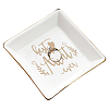 CREATCABIN Porcelain Square Jewelry Holder AJEW-CN0001-06B-1