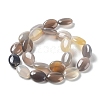 Natural Grey Agate Beads Strands G-L164-A-37-3