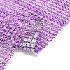 24 Rows Plastic Diamond Mesh Wrap Roll DIY-L049-05I-3