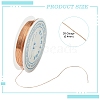 Round Copper Jewelry Wire CWIR-S002-0.4mm-03-3