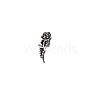 Alloy Rose Finger Rings WG6B24B-04-3