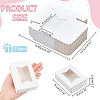 Rectangle Folding Paper Storage Boxes CON-WH0106-01B-02-2