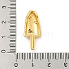 Rack Plating Brass Micro Pave Cubic Zirconia Pendants KK-P277-09G-4