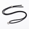 Braided Nylon Cord Necklace Making MAK-A017-C-2