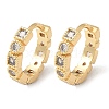 Brass Micro Pave Cubic Zirconia Hoop Earrings EJEW-H152-01E-G-4