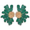 Vintage Flower Stud Earrings for Women JE1095B-1