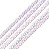 Transparent Gradient Color Glass Beads Strands GLAA-H021-01A-06-2