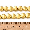 Electroplate Glass Beads Strands EGLA-H109-12F-02-4