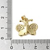 Brass Micro Pave Cubic Zirconia Pendants KK-U005-03B-G-3