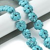 Dyed Synthetic Turquoise Beads Strands G-H023-B09-01-2