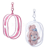 2Pcs 2 Colors Transparent Plastic Storage Zipper Bags ABAG-FH0001-16B-1