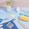 BENECREAT 1Pc Acrylic Knitting Needle & Crochet Hook Gauge DIY-BC0006-90-5