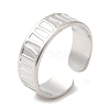 304 Stainless Steel Open Cuff Rings RJEW-K245-72P-3