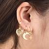 Brass Huggie Hoop Earring Sets EJEW-JE04216-8