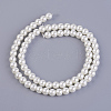 Eco-Friendly Dyed Glass Pearl Bead Strands X-HY-A008-6mm-RB002-2