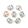 Brass Glass Rhinestone Sew on Rhinestones RGLA-U001-06P-1