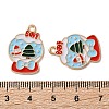 Alloy Enamel Pendants X-ENAM-I061-01KCG-03-3