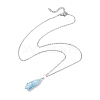 304 Stainless Steel Cable China Necklaces NJEW-JN04869-02-5