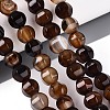 Dyed Natural Agate Beads Strands G-T144-50A-02-1