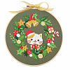 Christmas Pattern DIY Embroidery Kit PW-WGF25D6-04-1