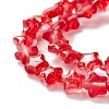 Transparent Glass Beads Strand GLAA-F112-04H-4