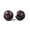 Handmade Gold Sand Lampwork Beads LAMP-N045-01A-02-1