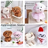Polyester Plush Sticks X-DIY-Z031-01F-4