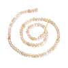 Natural Gold Rutilated Quartz Beads Strands G-C009-C04-3