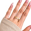 925 Sterling Silver Micro Pave Cubic Zirconia Finger Rings for Women RJEW-K253-12MG-2