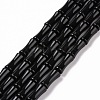 Natural Obsidian Beads Strands G-G990-D02-1