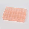 Plastic Removable Bead Containers CON-WH0070-84E-1