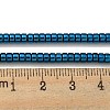Electroplated Synthetic Non-magnetic Hematite Beads Strands G-K361-A03-01-4